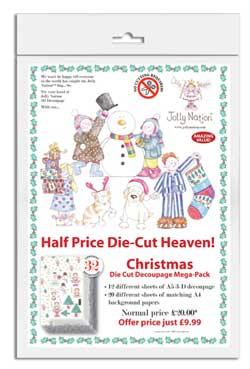 HALF PRICE DIE CUT Heaven CHRISTMAS Multi Pack